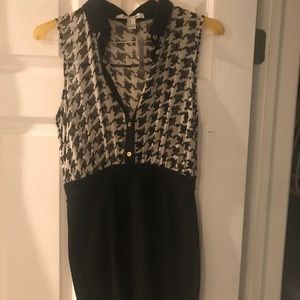 Houndstooth business dress